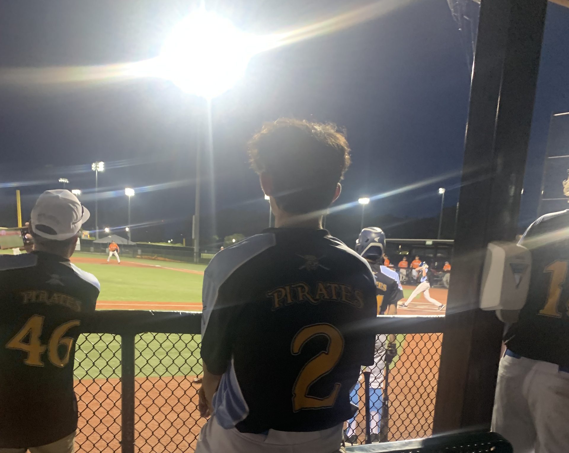 Valley Pirates baseball from the dugout